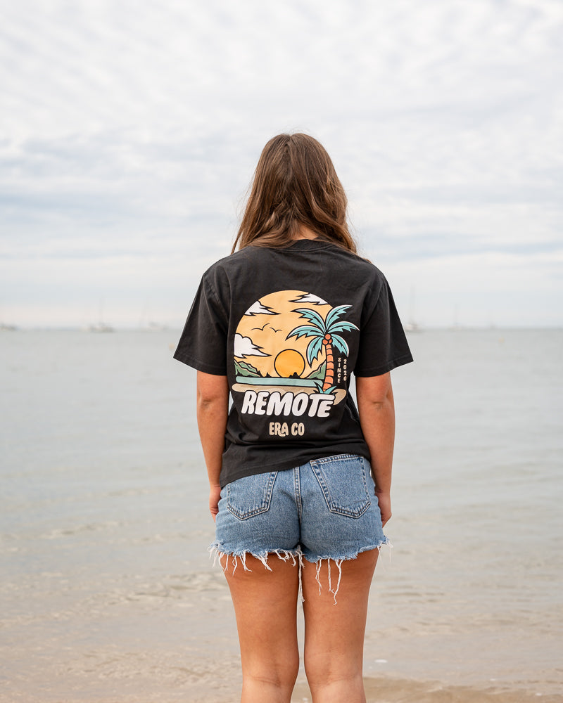 FADED COAL NEW AGE HEAVY TEE