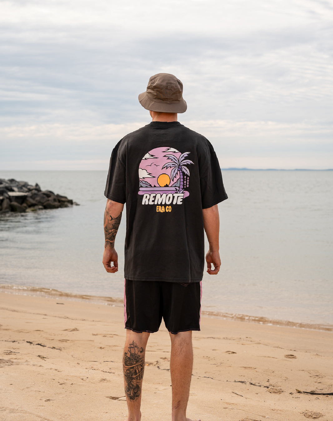 FADED COAL NEW AGE HEAVY TEE