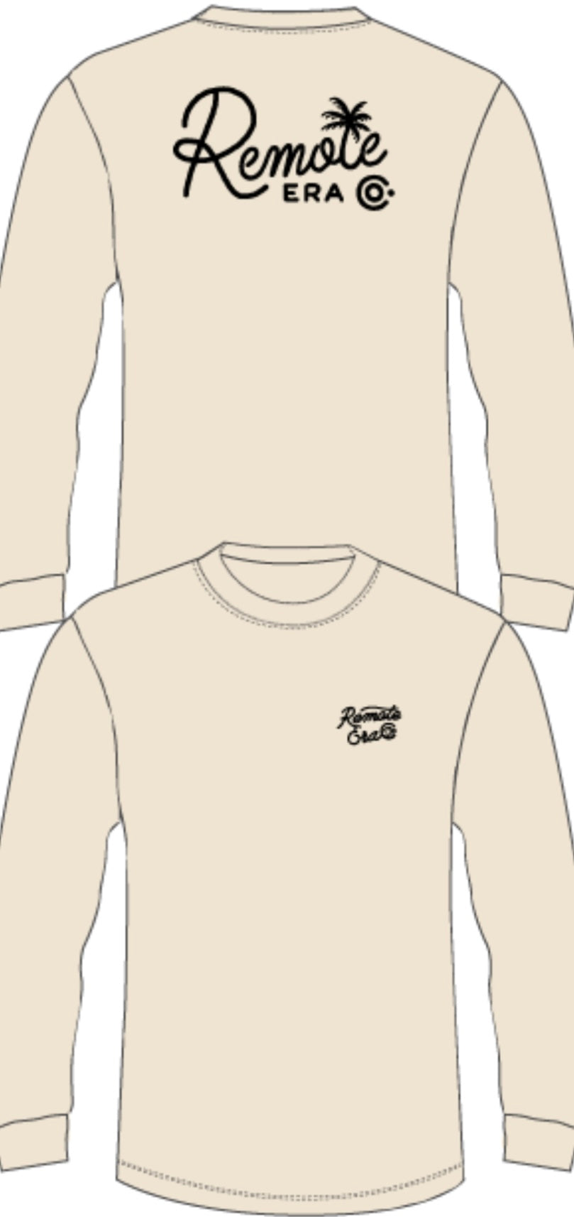 ECRU REMOTE STAPLE L/SLEEVE